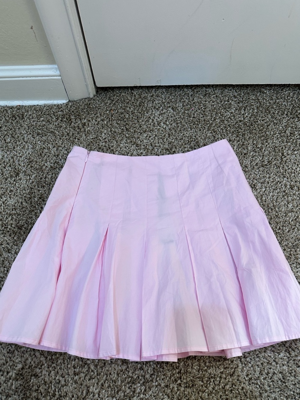 Hello Molly Loving Loop Pleated Skirt in Baby Pink NWT - Picture 4 of 4